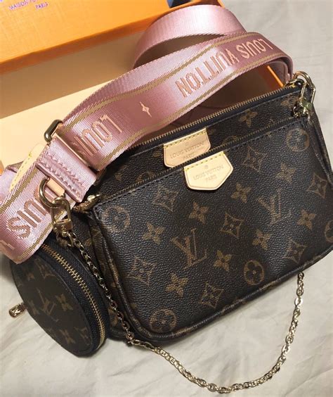 louis vuitton pochette pink strap|louis vuitton pochette monogram.